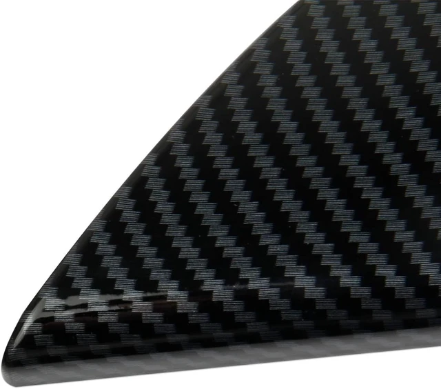 Alt view image 2 of 3 - Carbon Fiber Inner Door Handrail Handle Cover Trim for 2019-2026 Chevy Silverado 1500/GMC Sierra 1500 for 2020-2026 Sierra/Silverado 2500 3500 HD (Crew cab 4-Door)