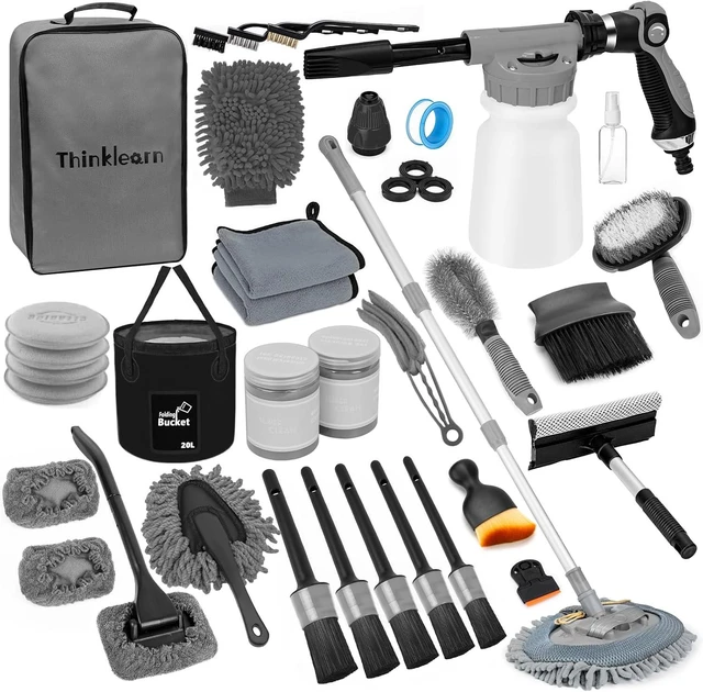 Main image of Car Detailing Kit with Foam Gun, Car Wash Mop for Deep Cleaning