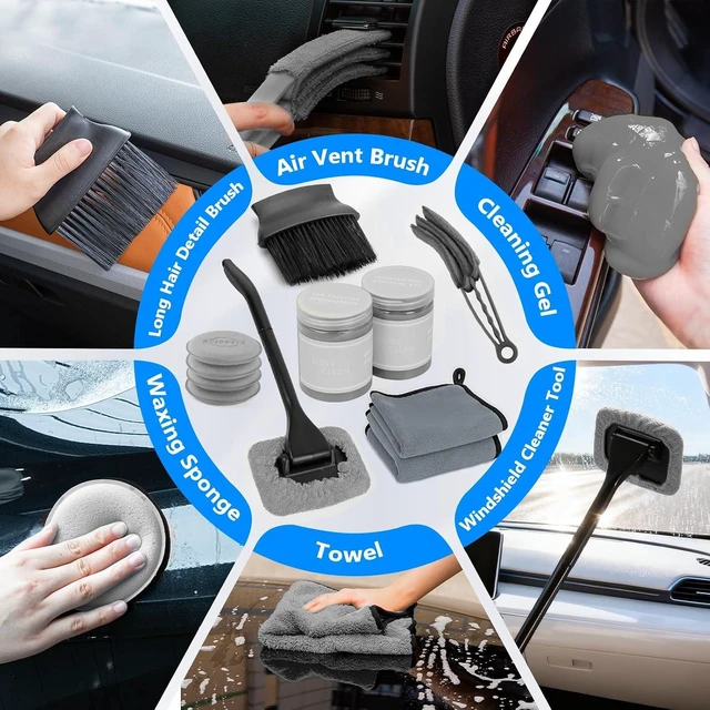 Alt view image 6 of 7 - Car Detailing Kit with Foam Gun, Car Wash Mop for Deep Cleaning