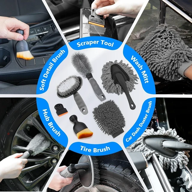 Alt view image 7 of 7 - Car Detailing Kit with Foam Gun, Car Wash Mop for Deep Cleaning