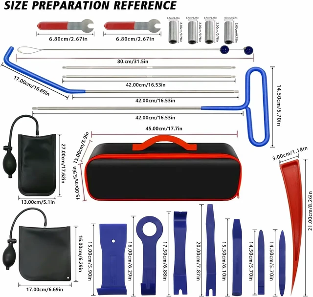 Alt view image 2 of 3 - 22-Piece Automotive Repair Kit for routine vehicle maintenance