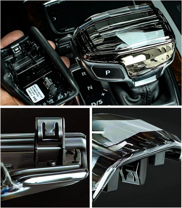 Alt view image 6 of 6 - Crystal Shift Knob Cover Compatible with Audi A4/A5/S4/S5/RS4/RS5/Q5/SQ5/Q7 Models, Manual Lever Gear Knob Replacement Interior Accesseries Luxury Atmosphere