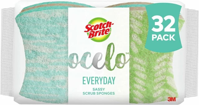 Main image of ocelo Non-Scratch Scrub Sponges, 32 Pack