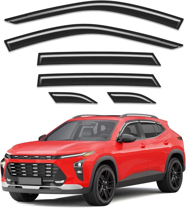 Main image of Outside-Mount Window Rain Guards for Chevy Trax 2024 2025 2026,6PCS