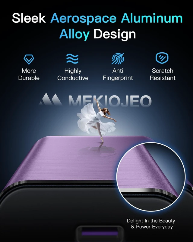Alt view image 2 of 6 - 12 Ports Aluminum Alloy 380W Charging Station USB C Charger Block