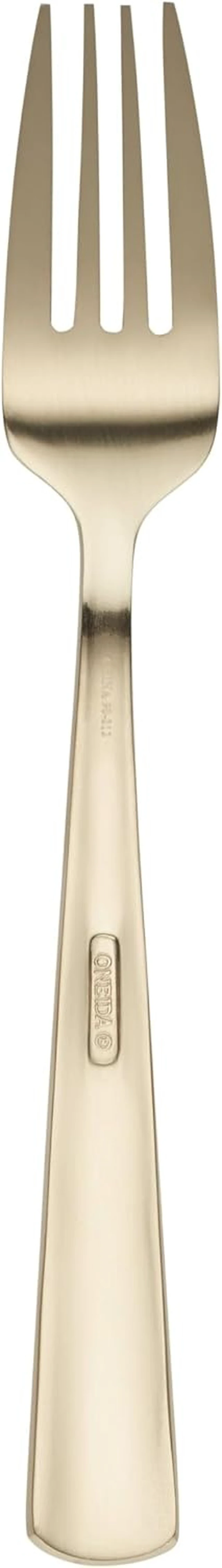 Alt view image 4 of 7 - Aptitude Champagne Satin 20-Piece Silverware Set for 4, Flatware