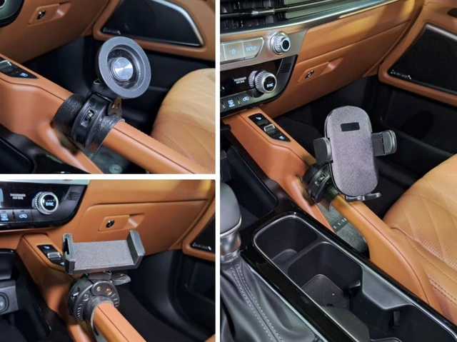 Alt view image 2 of 7 - Phone Mount Compatible with Kia Telluride - 2027