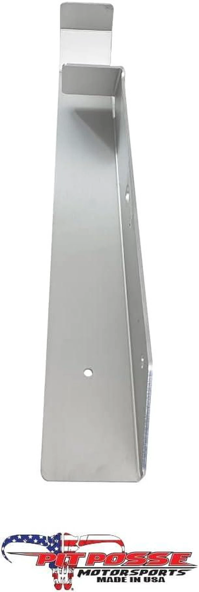 Alt view image 4 of 6 - 488 Aluminum Floor Jack Holder Organizer for Enclosed Race Trailer- Made in USA- Mounted Stabilizer Holds Most Standard Floor Jacks - Secures Floor Jacks from Rolling Around While in Motion
