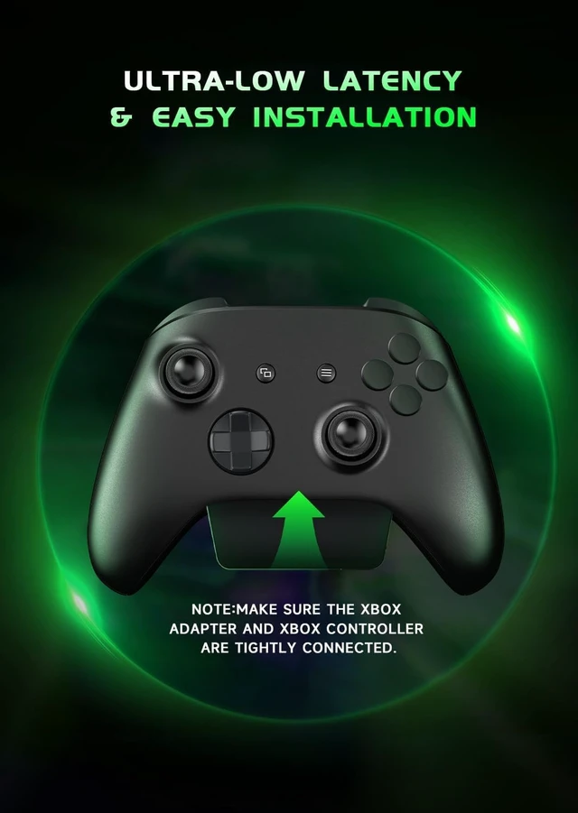Alt view image 2 of 7 - Wireless Gaming Headset for Xbox Series X|S, Sega Gear Game-Blackwhite