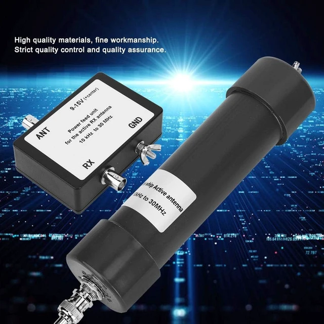 Alt view image 2 of 7 - Active Antenna, 10 kHz to 30 MHz Mini Whip Active Antenna with Portable Cable for Radio Communication