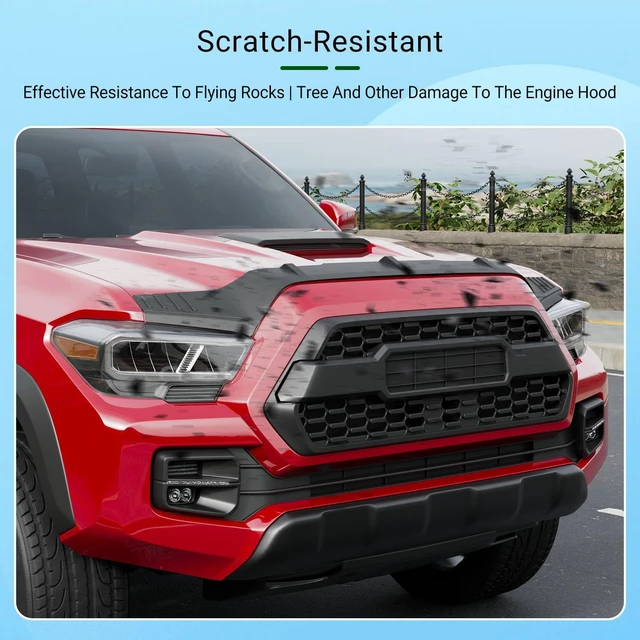 Alt view image 5 of 7 - Hood Deflector Compatible with 2016-2023 Toyota Tacoma