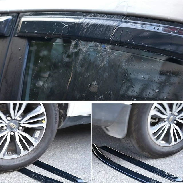 Alt view image 4 of 4 - 4PCS Side Window Wind Deflectors for Benz E-Class W211 2003-2009 MB13