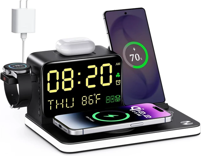 Main image of 7-in-1 Wireless Charging Station 25W Qi2.2 Charger for Device