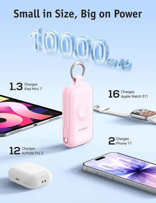 Alt view image 6 of 7 - CharmGo Pro 45W Portable Charger Power Bank 10000mAh Battery Pack