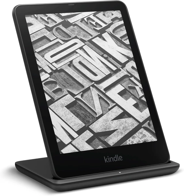 Alt view image 2 of 6 - Made for Amazon, Wireless Charging Dock for Kindle Paperwhite Signature Editions (2022 & 2024 Releases) and Kindle Colorsoft Signature Edition
