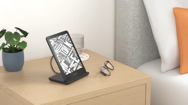 Alt view image 6 of 6 - Made for Amazon, Wireless Charging Dock for Kindle Paperwhite Signature Editions (2022 & 2024 Releases) and Kindle Colorsoft Signature Edition