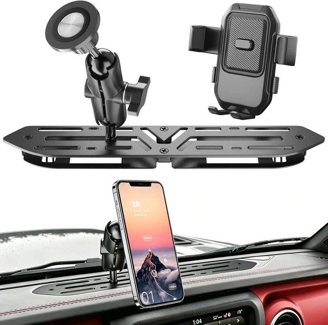 Main image of Phone Holder for Jeep Wrangler JL 2018-2023 & Gladiator JT 2020-2023