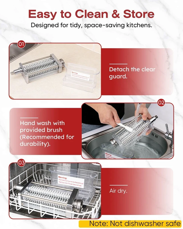 Alt view image 7 of 7 - 3-Adjust Stainless Steel Meat Tenderizer Attachment for KitchenAid Mixer