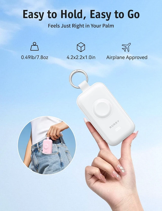 Alt view image 7 of 7 - CharmGo Pro 45W Portable Charger Power Bank 10000mAh Battery Pack