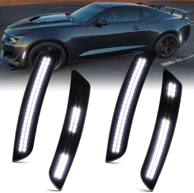 Main image of White Dynamic LED Side Marker Lights for 2016-2024 Chevy Camaro 6th Gen