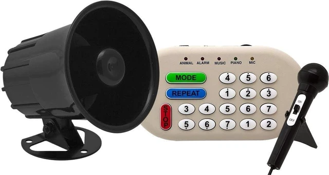 Main image of 46 Sounds Musical Horn with PA System for Truck 12V VXS6200 Loud Electronic Horn, Siren, Alarm, Funny Tunes, Animal