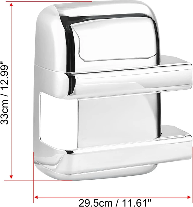 Alt view image 3 of 6 - Side Door Full Mirror Covers for Ford F250 F350 F450 2008-2016