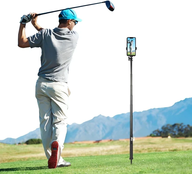 Main image of Golf Tripod Monopod, 47" Selfie Stick for Golf Swing Training & Recording