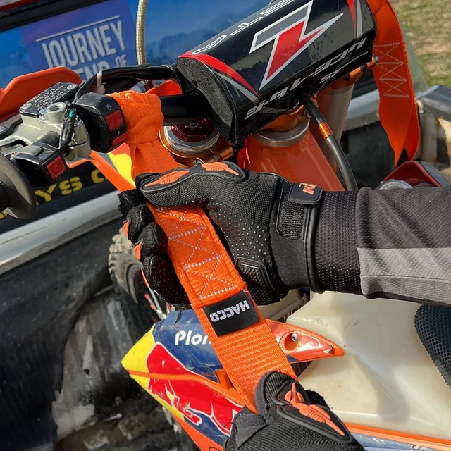 Alt view image 6 of 7 - 1.6in Heavy Duty Ratchet Tie Down Straps 4PK for UTV Truck