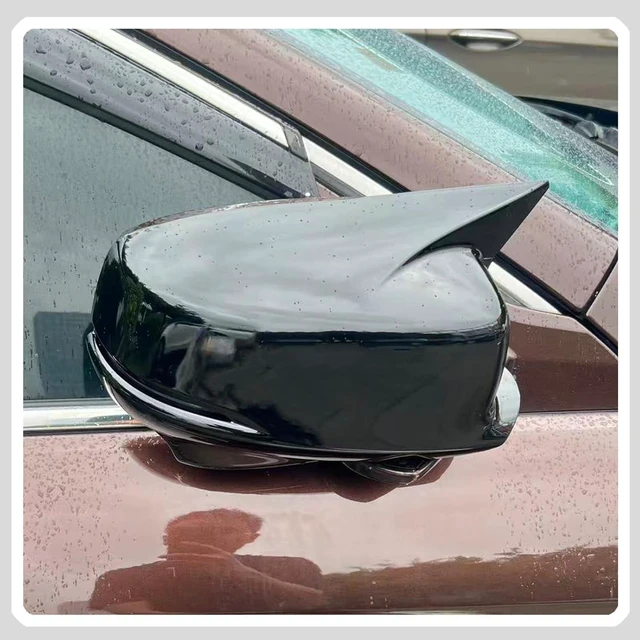 Alt view image 7 of 7 - Side Mirror Cover,for 9TH Honda Accord 2013 2014 2015 2016 2017, Bright Black Side Rear Mirror Covers Body Kit Accessories for CarsDesigned for Models with Turn Signals