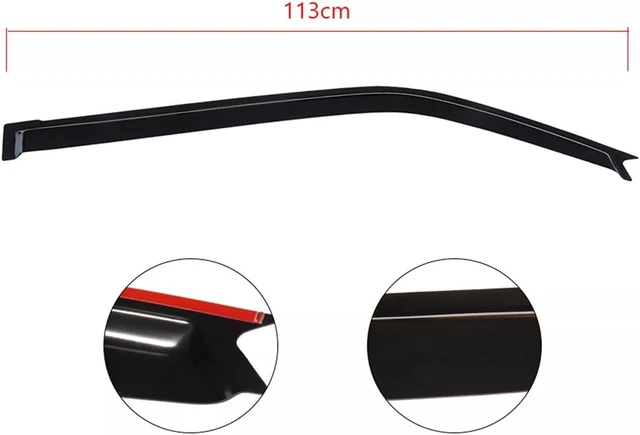 Alt view image 4 of 7 - Window Deflector Rain Guards Fit for 2011-2016 Scion TC Coupe Window Visor