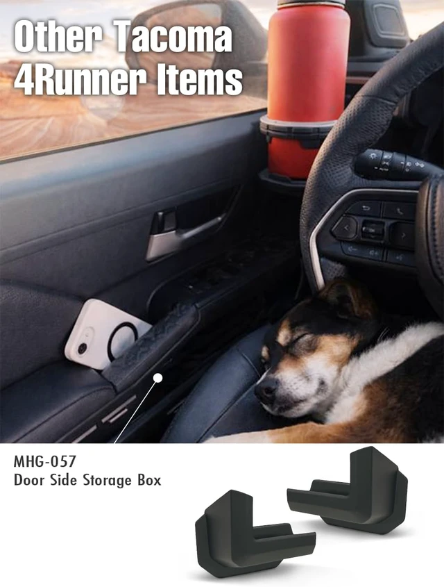 Alt view image 6 of 6 - Cup Holder Beverage Holder, Tacoma & 4RUNNER, Cup Console for Tacoma (N400, 2024+ Model Year) and 4Runner (N500, 2025+ Model Year) Accessories
