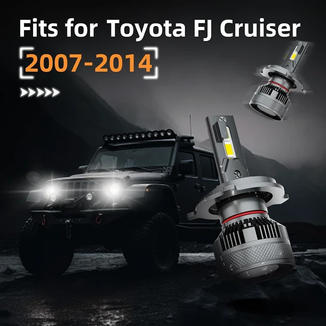 Alt view image 2 of 7 - Fits for Toyota FJ Cruiser 2007-2014 Hi/Lo Dual Beam Lights
