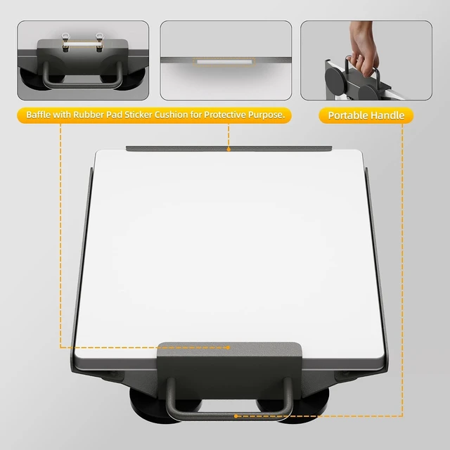 Alt view image 2 of 6 - Starlink Mini Mount Magnetic 264Lbs, No-Drill Roof Kit for RV/Truck
