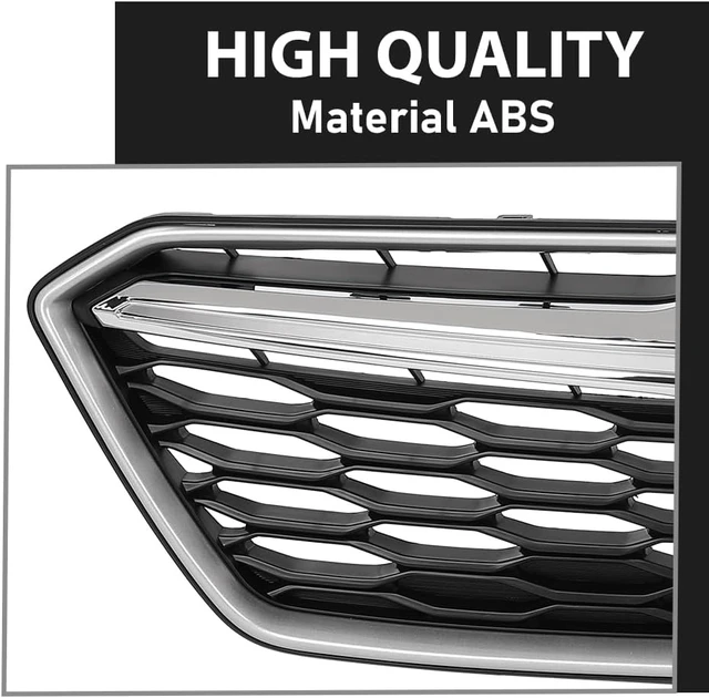 Alt view image 3 of 7 - Front Bumper Grille Grill Assembly Chrome SU1200170, SU1212105