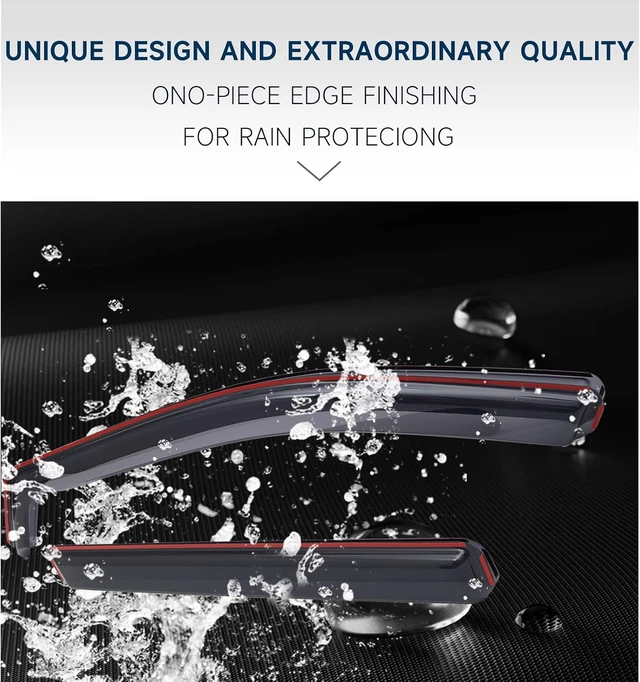 Alt view image 6 of 7 - in-Channel Rain Guards Fit for Kia Sorento 2021-2026 Window Visor Vent Deflector 4pcs