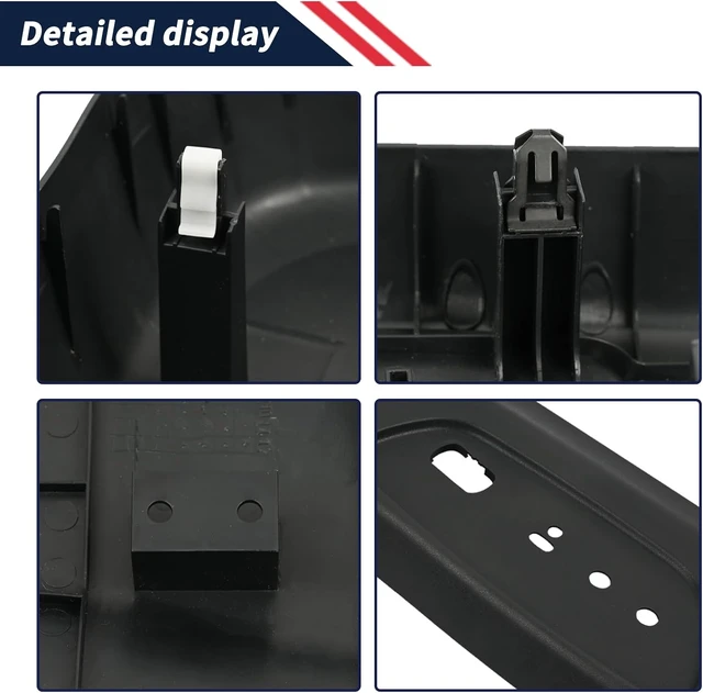Alt view image 4 of 7 - 87380-4BB3A Driver Seat Trim Panel Compatible with Nissan Rogue 2014 2015 2016 2017 2018 2019 2020, Automatic Left Side Front Seat Outer Trim Finisher