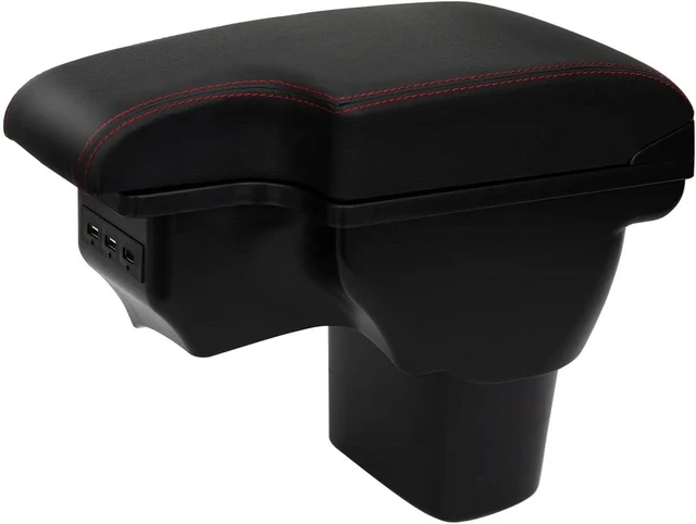 Main image of Center Console Armrest for Nissan Juke 2011-2017,2 USB+1 USB-C Ports