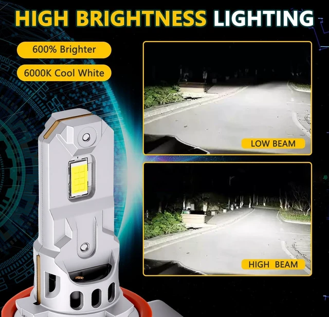 Alt view image 2 of 7 - Compatible for 2013-2017 Hyundai Elantra GT Hi/Lo Beam Bulbs