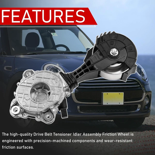 Alt view image 5 of 7 - Drive Belt Tensioner Idler Assembly Compatible with Mini Cooper