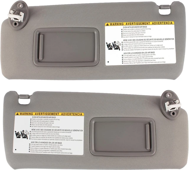 Main image of Left&Right Side Sun Visor Replacement for 4RUNNER Toyota 2010 2011 2012 2013 2014 2015 2016 2017 2018 2019 2020 2021 2022 2023 Sunvisor Replaces 74320-35A91-B1,74310-35B01-B1(Gray)