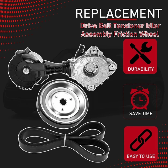 Alt view image 7 of 7 - Drive Belt Tensioner Idler Assembly Compatible with Mini Cooper