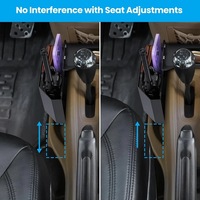 Alt view image 6 of 7 - Metal Magnetic Center Console Organizer for Jeep Wrangler JK JKU