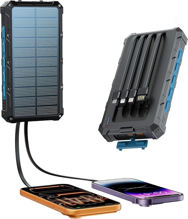 Main image of Solar Charger Portable Power Bank 20000mah External Battery Pack for iphone