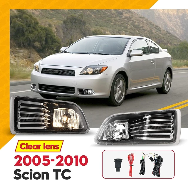 Alt view image 2 of 7 - Pair of Driving Fog Lights Lamp Replacement for 2005-2010 Scion TC