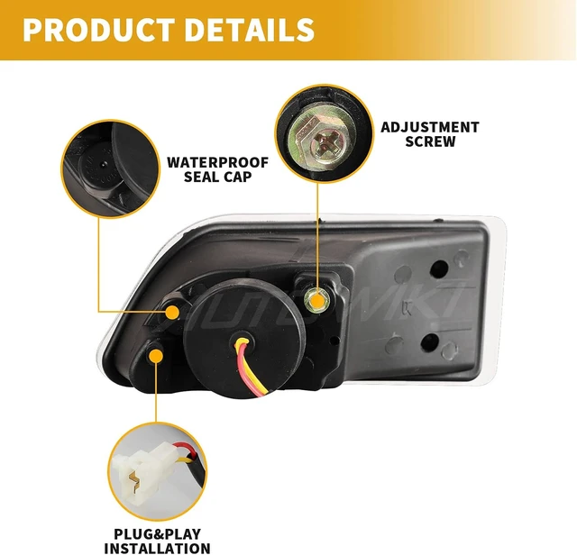 Alt view image 4 of 7 - Pair of Driving Fog Lights Lamp Replacement for 2005-2010 Scion TC