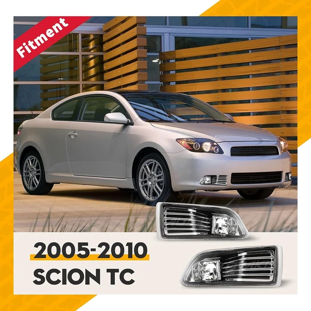 Alt view image 6 of 7 - Pair of Driving Fog Lights Lamp Replacement for 2005-2010 Scion TC