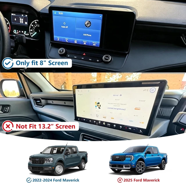 Alt view image 5 of 7 - Magnetic Phone Mount Phone Holder for 2022-2024 Ford Maverick