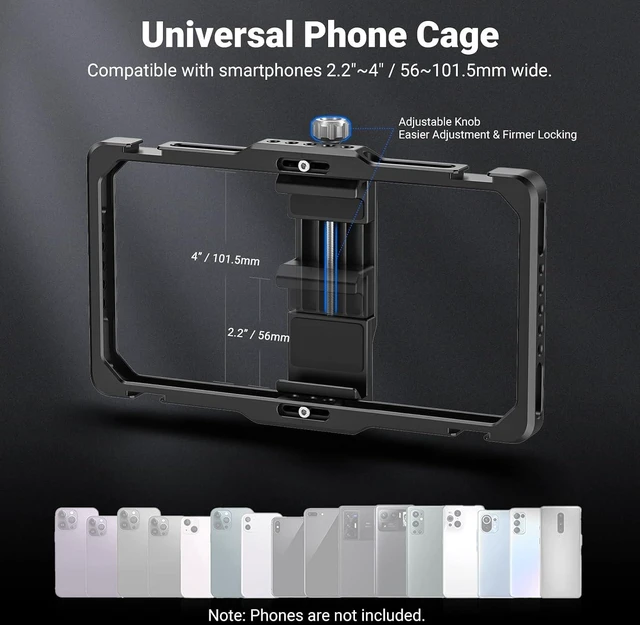 Alt view image 4 of 7 - Upgraded Phone Rig Vlogging Kit, Video Stabilizer, PA009