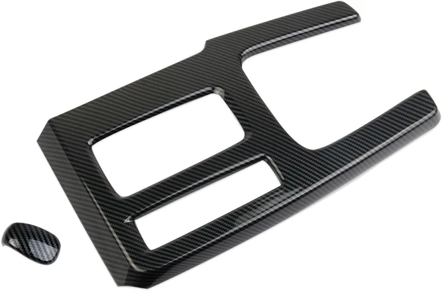Alt view image 3 of 5 - Carbon Fiber Style Automatic Gear Shift Head Panel Cover Trim Accessories for 2023-2026 Acura Integra