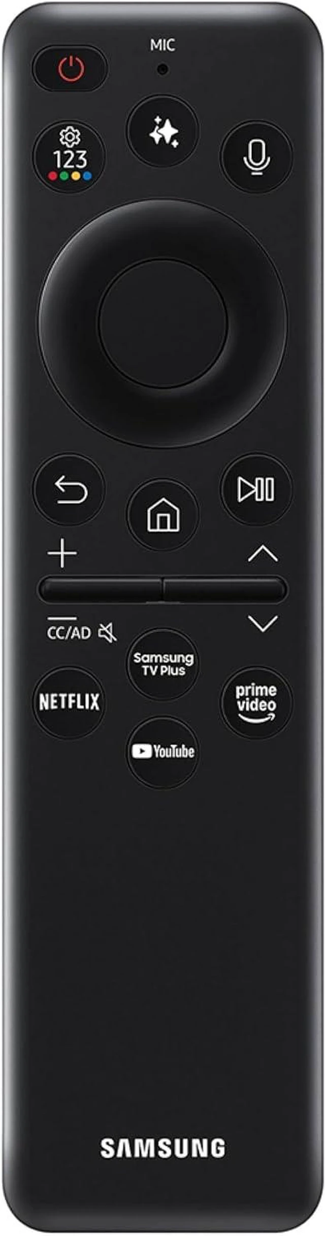 Main image of SolarCell Remote, Solar Powered, Self-Charging TV Remote Control, USB-C Rechargeable, Innovative Design, Made of Recycled Materials, 2025, VG-TM2560EN/ZA, Black